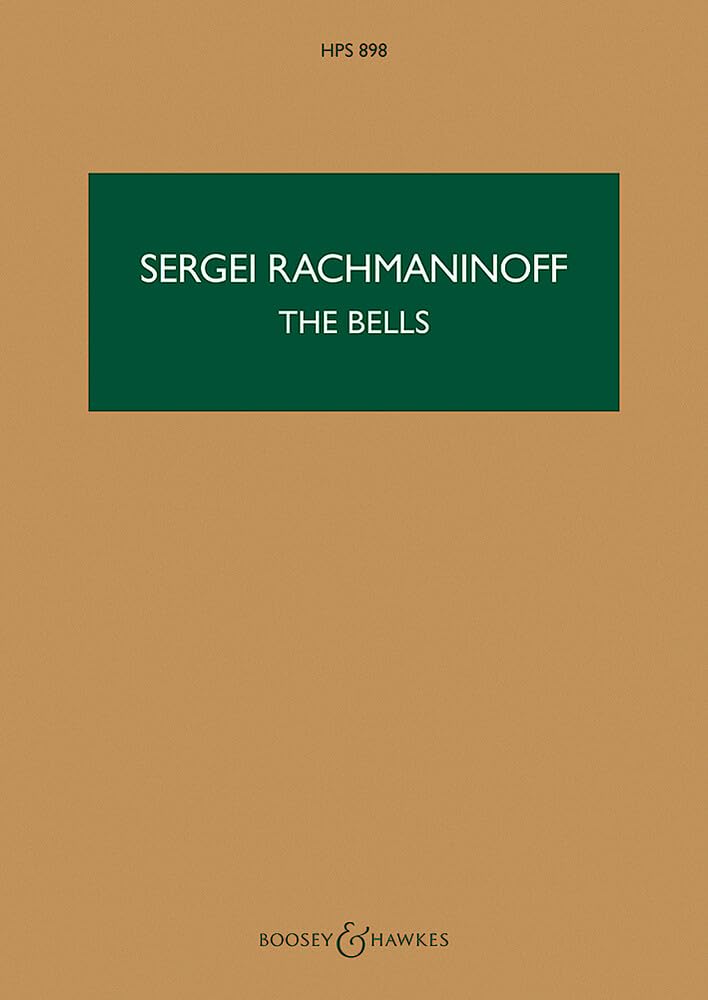 Die Glocken: HPS 898. op. 35. Soli (STB), Chor und Orchester. Studienpartitur. (Hawkes Pocket Scores, HPS 898) Sheet Music
