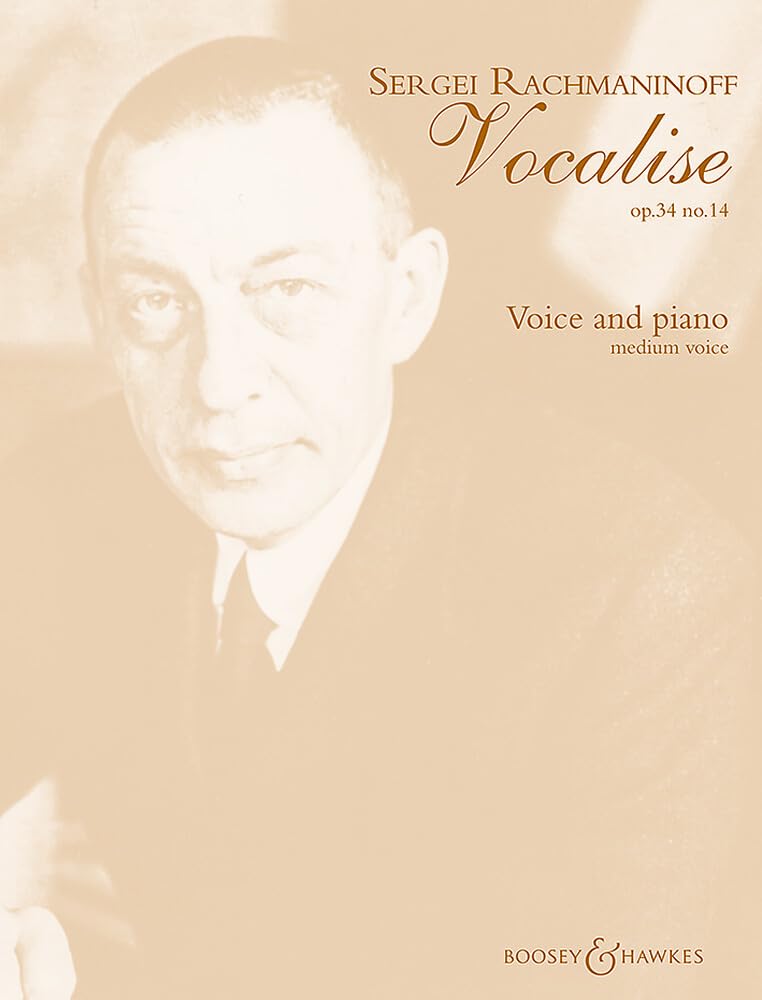 Vocalise: op. 34/14. mittlere Stimme und Klavier. mittel. Sheet Music
