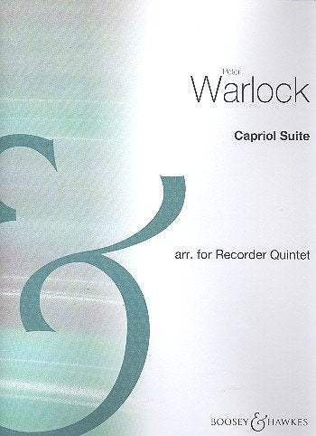 Capriol Suite: Bearbeitung für Blockflötenquintett. 6 Blockflöten (SAATTB). Partitur und Stimmen. Sheet Music