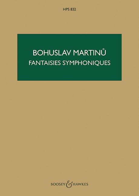 Fantaisies symphoniques: Symphony No. 6. HPS 832. H 343. orchestra. Partition d'étude. Sheet Music