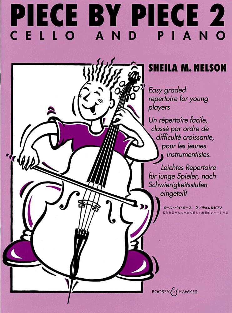 Piece by Piece: Leichtes Repertoire für junge Spieler, nach Schwierigkeitsstufen eingeteilt. Vol. 2. Violoncello und Klavier. Arts & Music