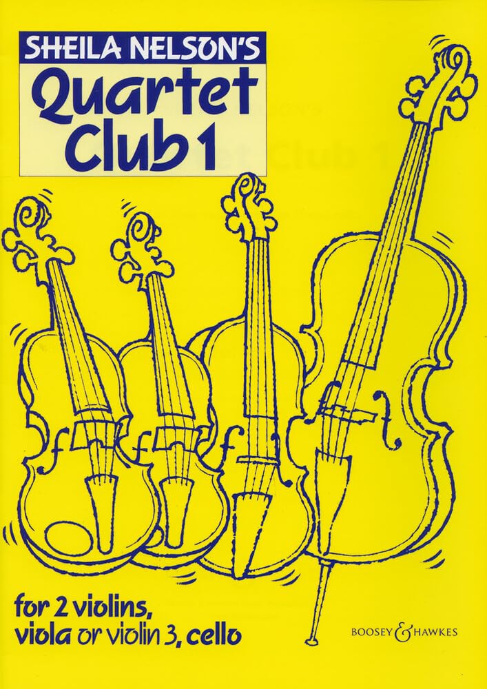 Quartet Club: Vol. 1. 2 Violinen, Viola (Violine) und Violoncello. Partitur und Stimmen. Sheet Music