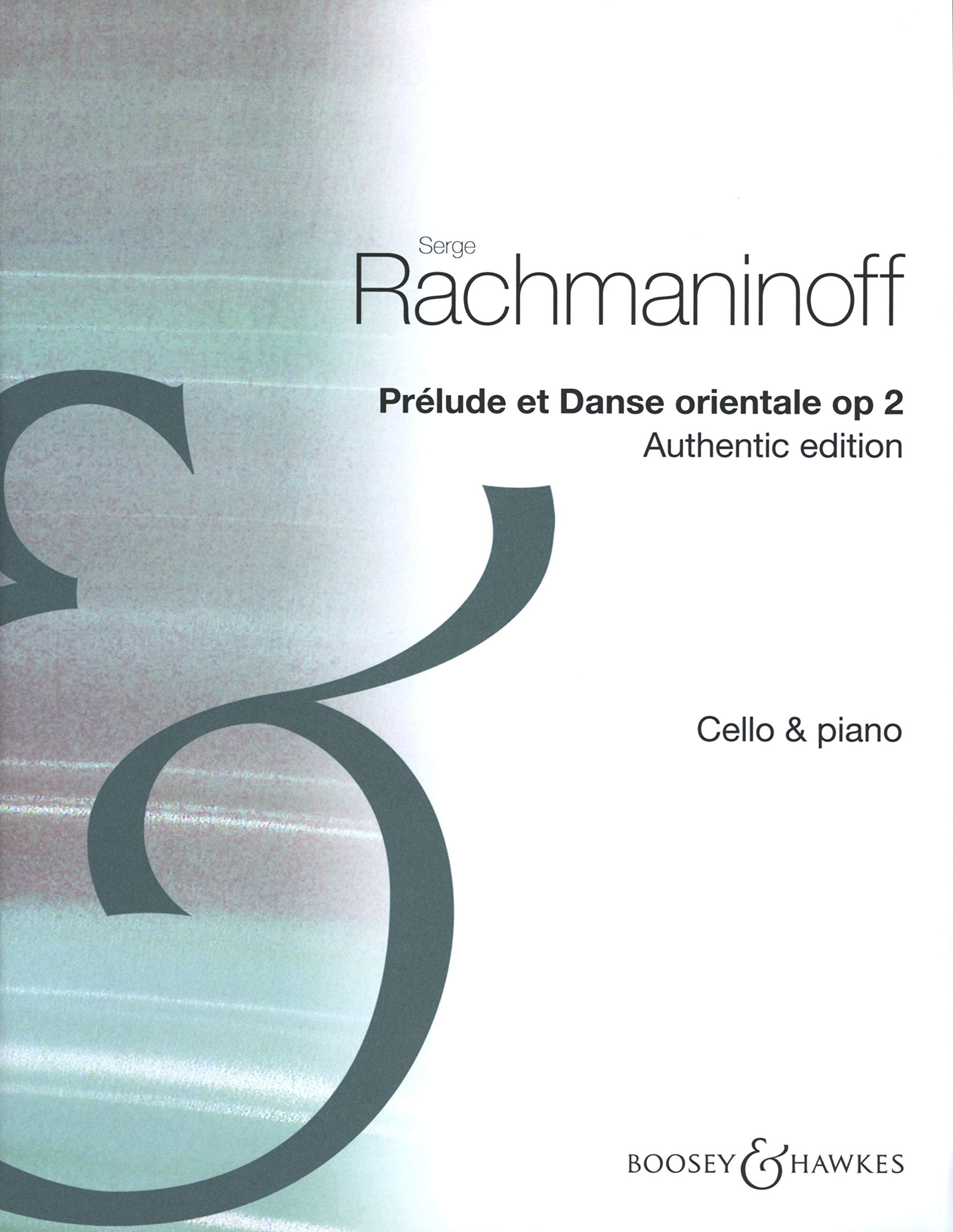 Prelude et danse orientale - morceaux de salon violoncelle book
