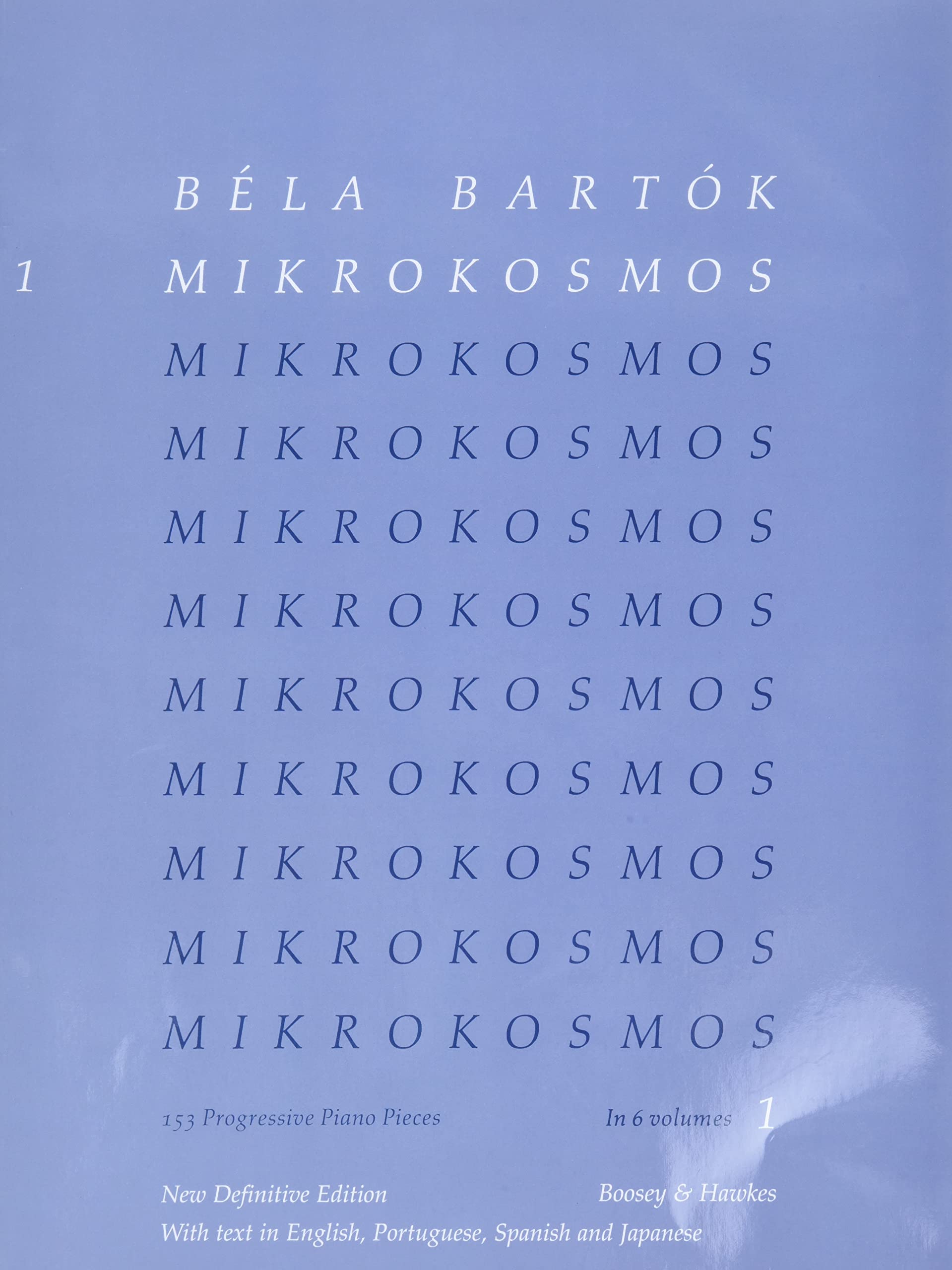 Bela Bartok - Mikrokosmos Blue: 153 Progressive Piano Pieces; New Definitive Edition 1987 (1) Sheet Music