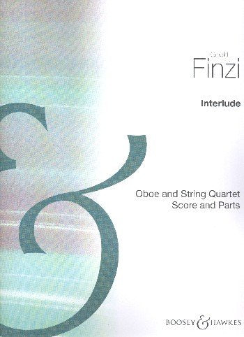 Interlude: op. 21. Oboe und Streichquartett. Partitur und Stimmen. Sheet Music