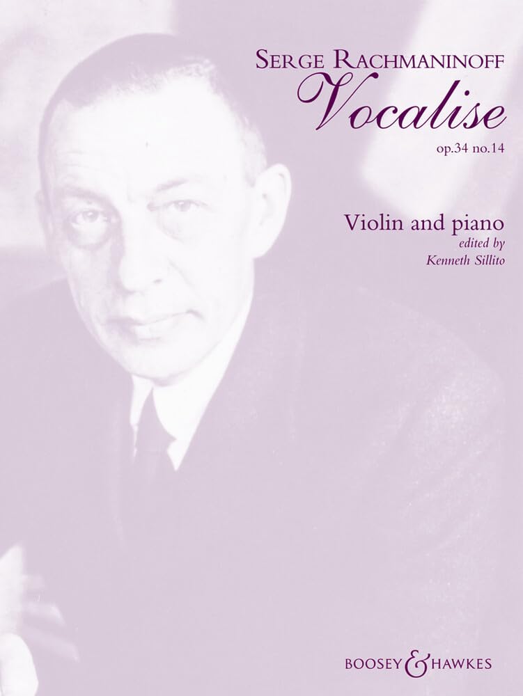 Vocalise: op. 34/14. Violine und Klavier. Sheet Music