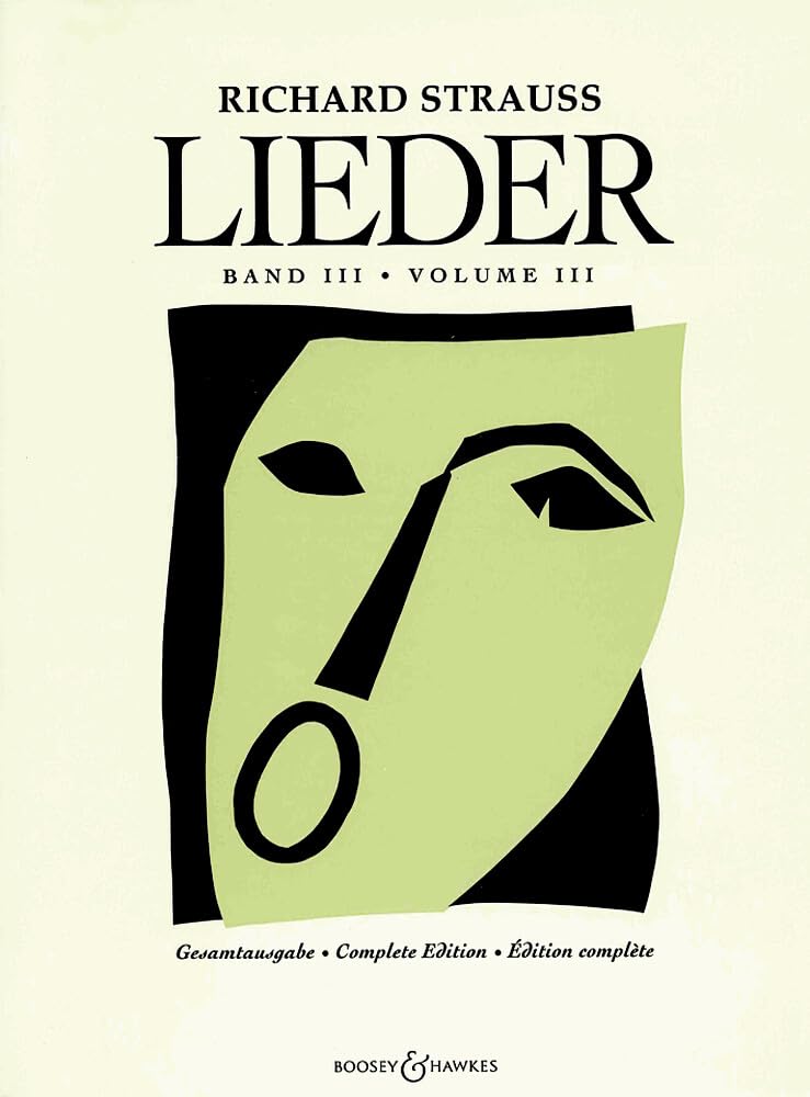 Lieder: für Singstimem und Klavier. Vol. 3. Gesang und Klavier. Klavierauszug. Sheet Music