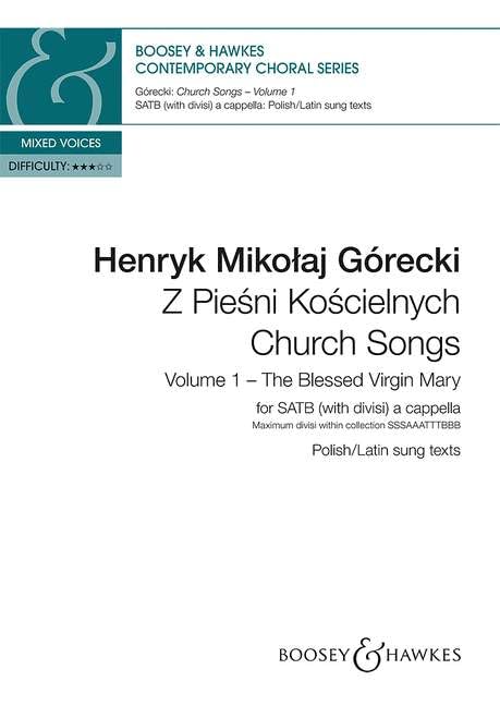 Church Songs Volume 1 - The Blessed Virgin Mary: Satb Divisi A Cappella book