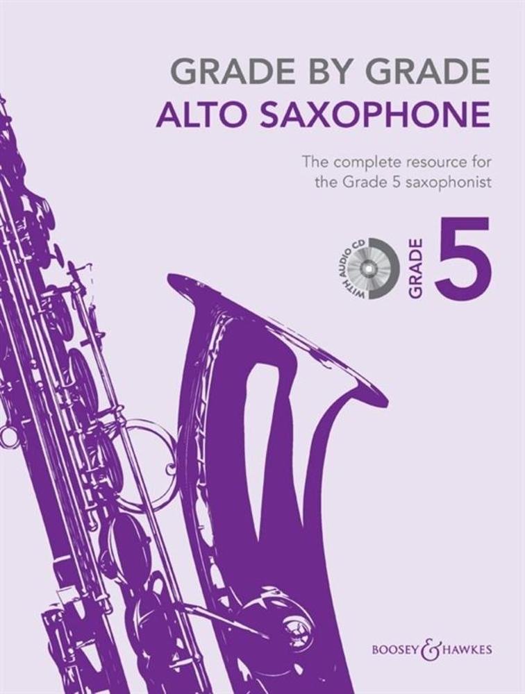 Grade by Grade - Alto Saxophone (Grade 5): With CD of Performances and Accompaniments Sheet Music