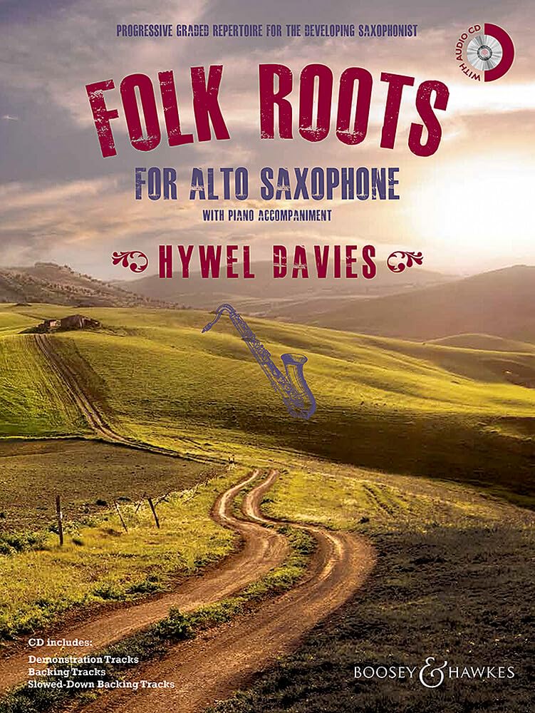 Folk Roots for Alto Saxophone: Alt-Saxophon und Klavier. Media & Communication