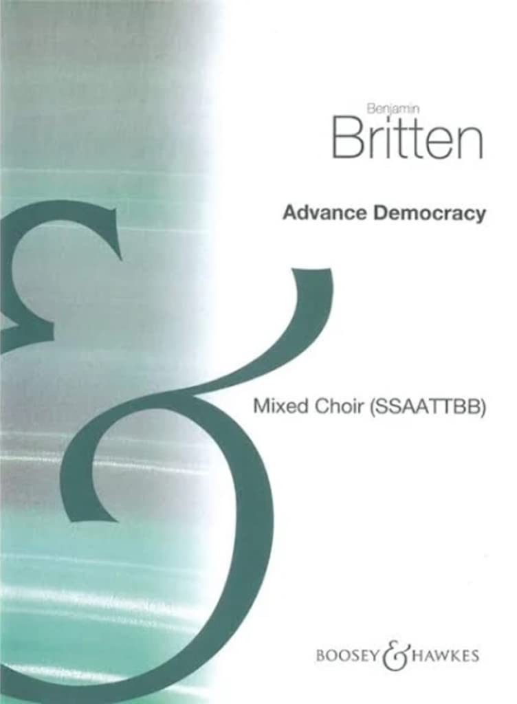 Advance Democracy: gemischter Chor (SSAATTBB) a cappella. Chorpartitur. (Winthrop Rogers Festival Series) Sheet Music