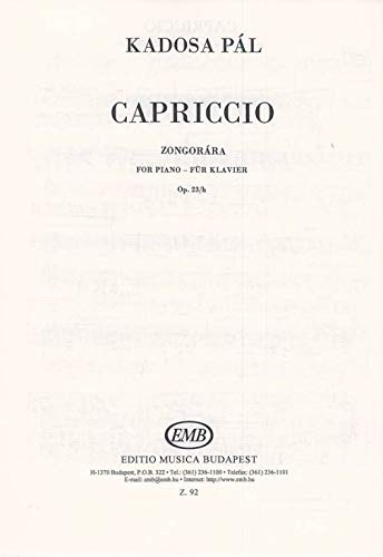 CAPRICCIO OP.23-H PIANO Arts & Music