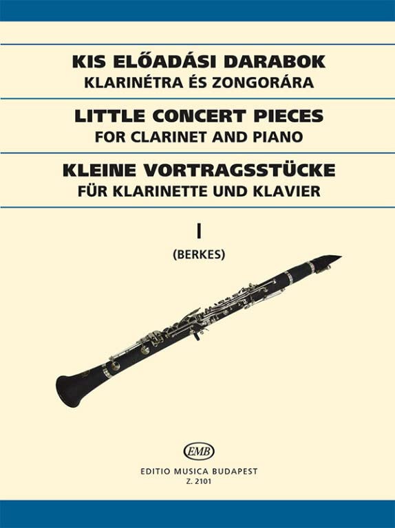 Kleine vortragsstucke i fur klarinette und klavie clarinette book