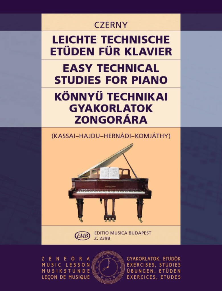 Leichte technische Etüden. Klavier Solo. Sheet Music