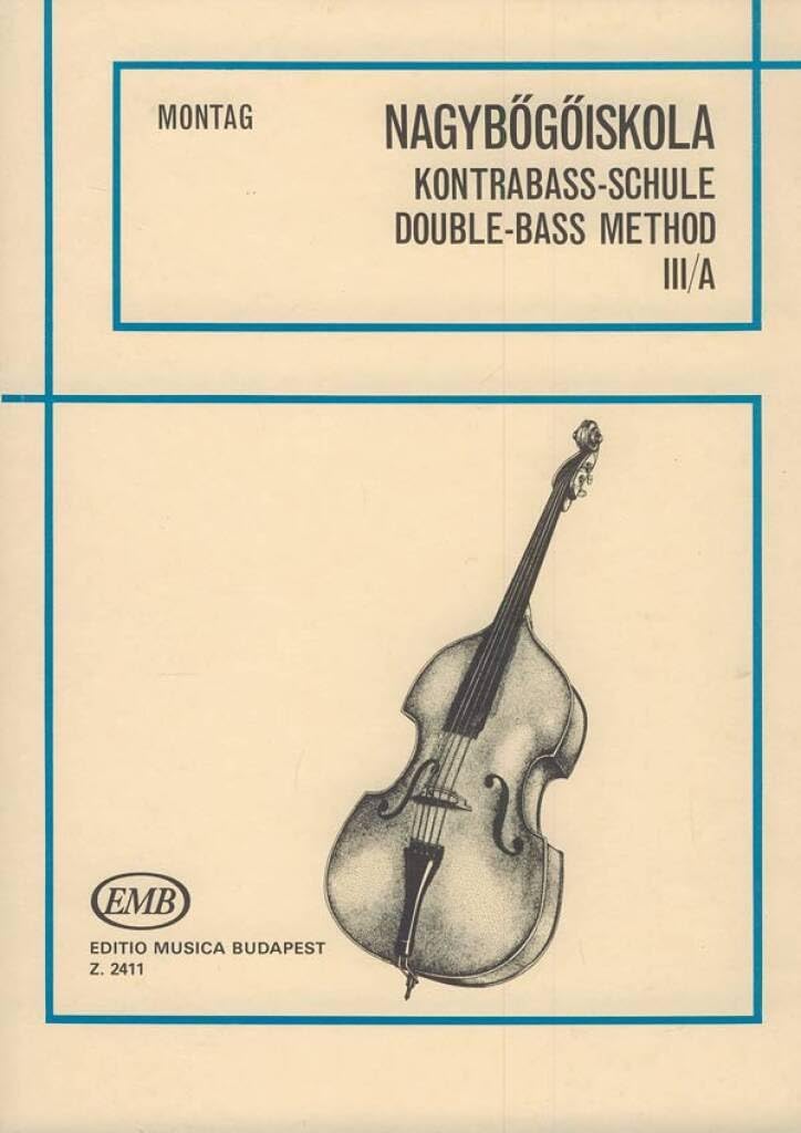 Kontrabassschule IIIa. Kontrabass Solo. Sheet Music