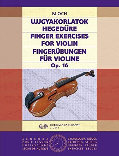 Fingerübungen op. 16. Violine Solo. Sheet Music