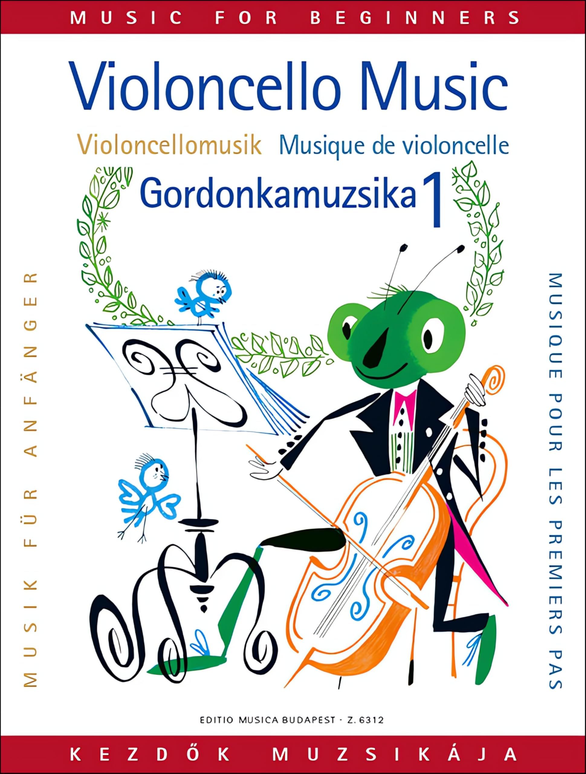 Violoncellomusik für Anfänger. Violoncello, Klavier Sheet Music