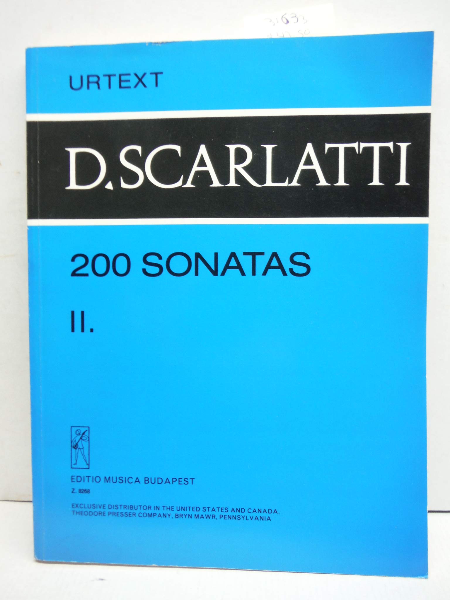 200 Sonate per clavicembalo (pianoforte) 2. Sheet Music