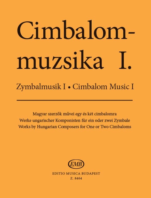 Musik fur cimbalom i fur ein und zwei cimbaloms book