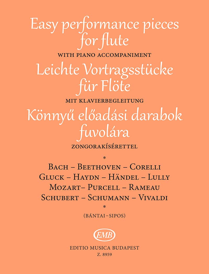 Leichte Vortragsstücke. Flöte mit Begleitung. book