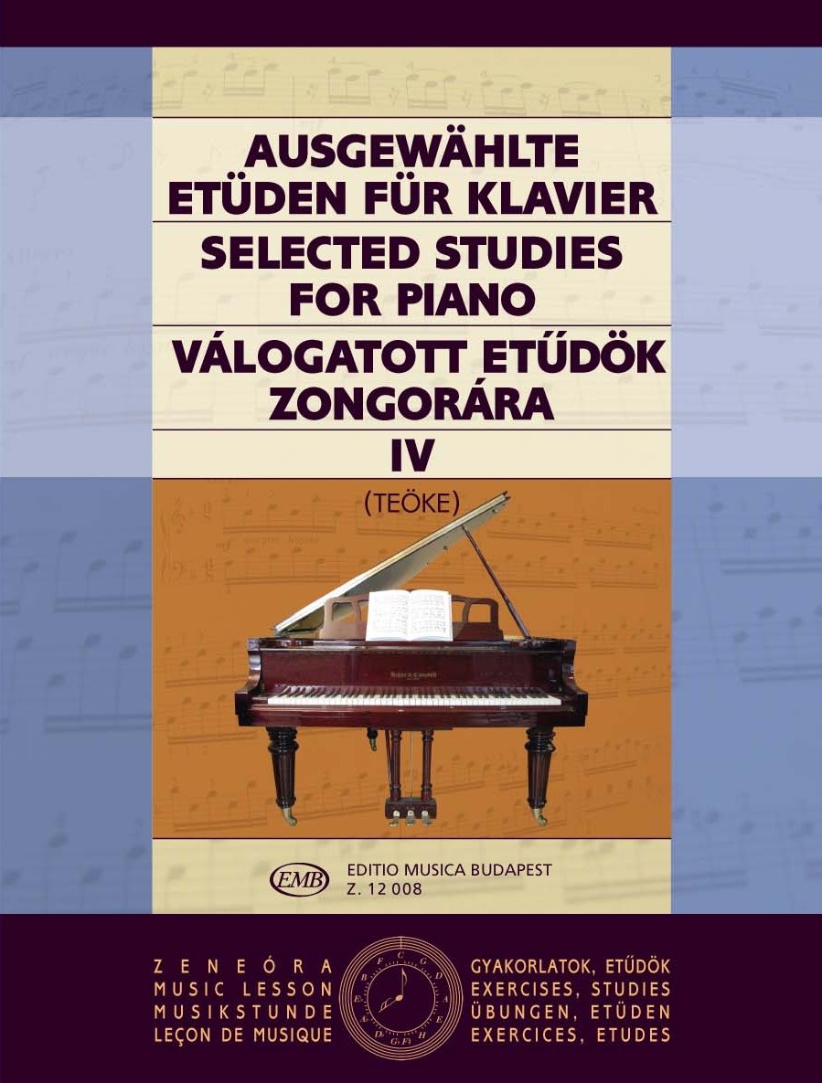 AUSGEWAHLTE ETUDEN IV FUR KLAVIER PIANO Sheet Music