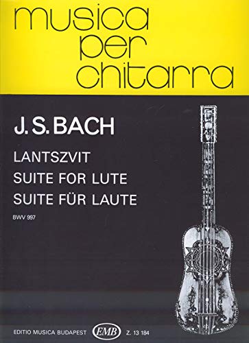 Suite für Laute, BWV 997. Gitarre Solo. Sheet Music