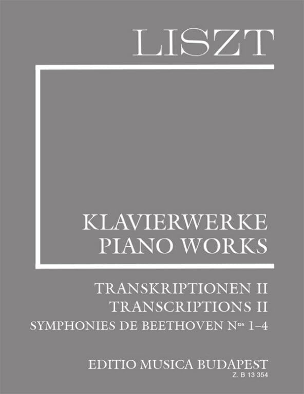 Transcriptions II (Symphonies de Beethoven Nos. 1-4) Liszt, Free Arrangements and Transcriptions for Piano Solo, Vol. 17 Arts & Music