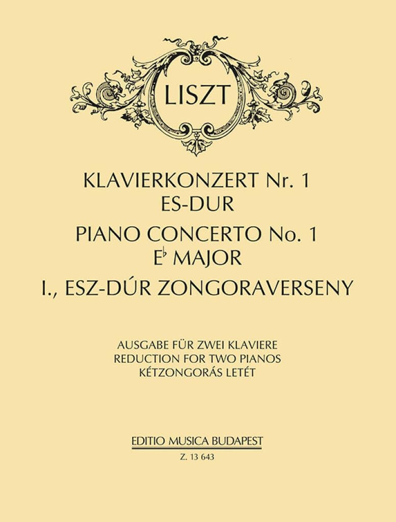 Klavierkonzert Nr. 1 Es-Dur, R. 455. Sheet Music