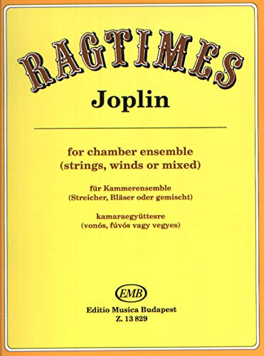 Ragtimes fur kammerensemble musique d'ensemble book