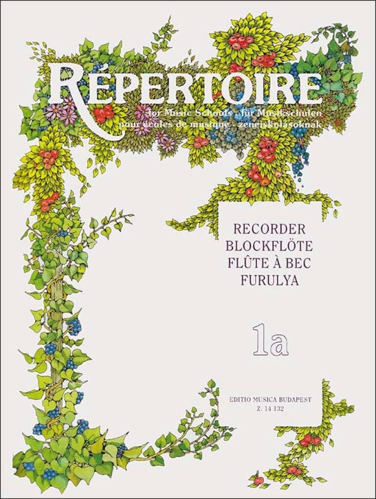 Repertoire für Musikschulen - Blockflöte I-a. Blockflöte. Sheet Music