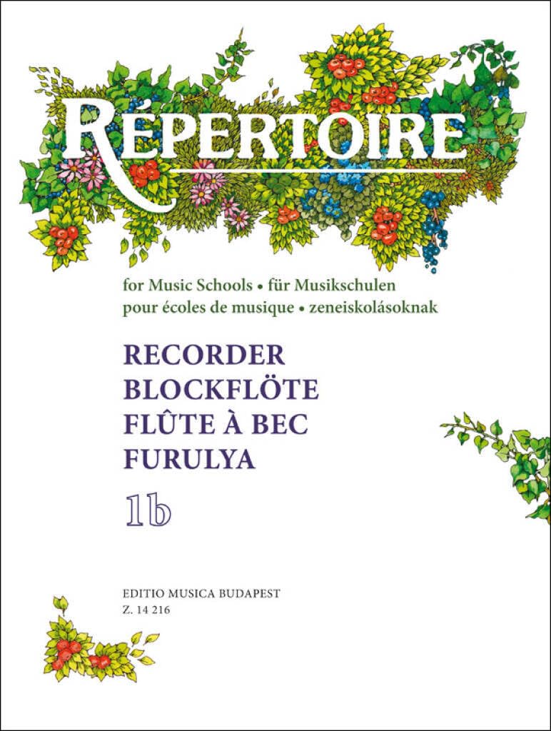 Repertoire fur musikschulen - blockflote i-b flute a bec book