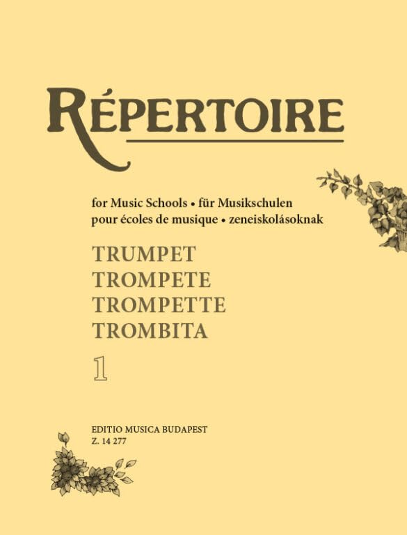 Repertoire fur musikschulen - trompete 1. trompette book