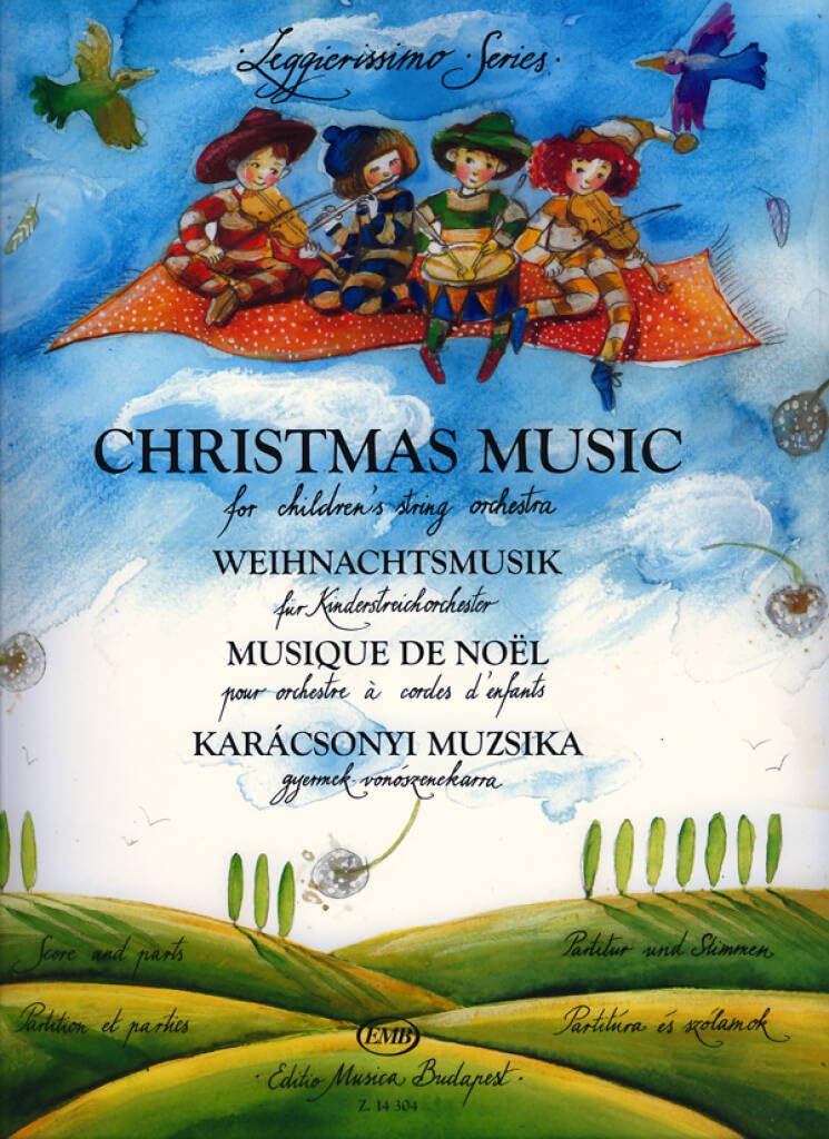 Weihnachtsmusik für Kinderstreichorchester. Streichorchester. Sheet Music