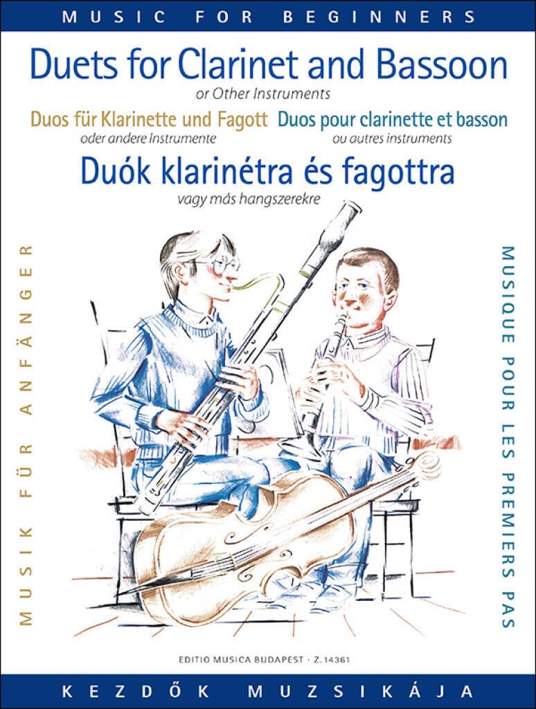 Duos für Klarinette und Fagott (oder Violoncello). Sheet Music