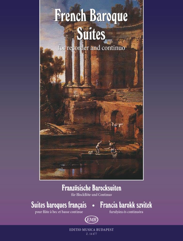 Französische Barocksuiten. Blockflöte. Partitur und Stimmen Sheet Music