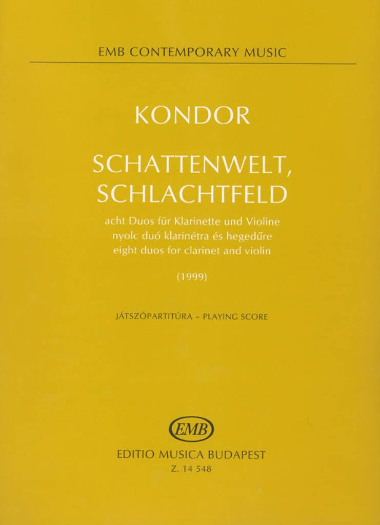 Schattenwelt, Schlachtfeld acht Duos für Klarine Arts & Music
