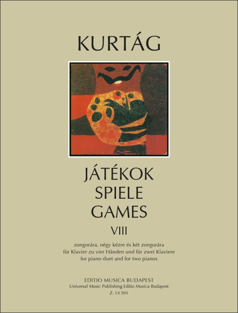 Jatekok - Games - Spiele 8. Klavier Duett. Sheet Music