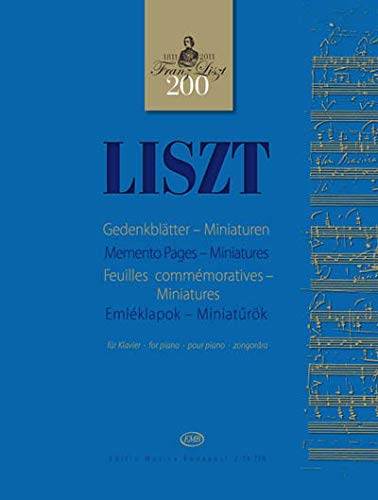Gedenkblätter - Miniaturen. Klavier Solo. Sheet Music