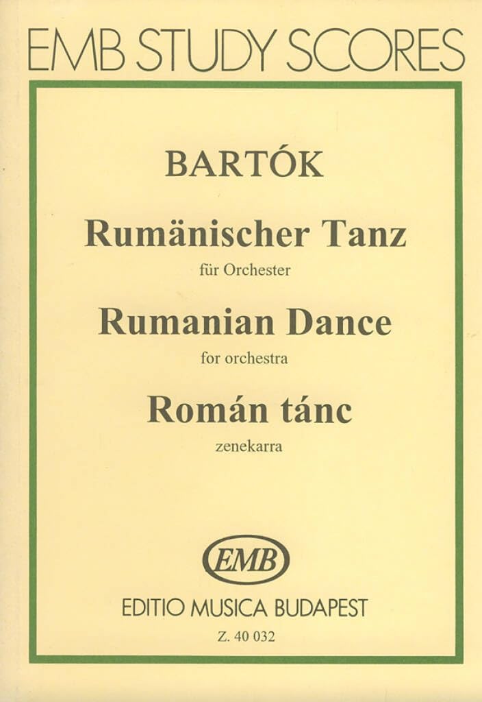 Rumänischer Tanz für Orchester. Orchester. Sheet Music