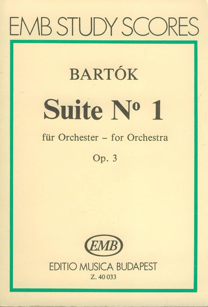 Suite Nr. 1 für Orchester op. 3. Orchester. Sheet Music
