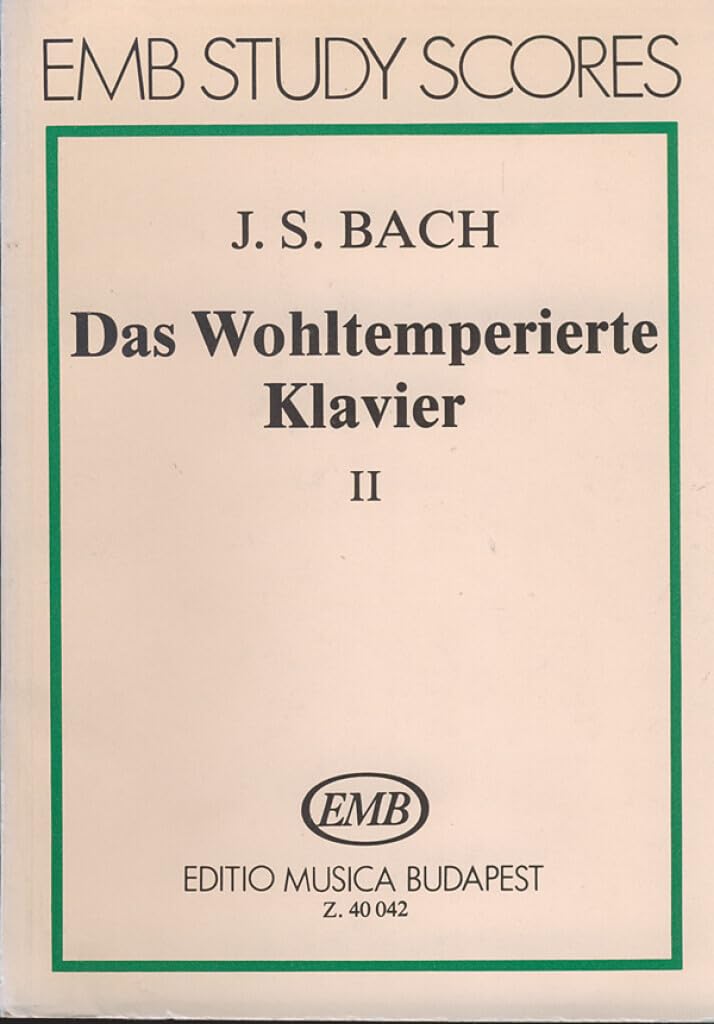Das wohltemperierte Klavier II, BWV 870-893. Klavier Solo. Sheet Music