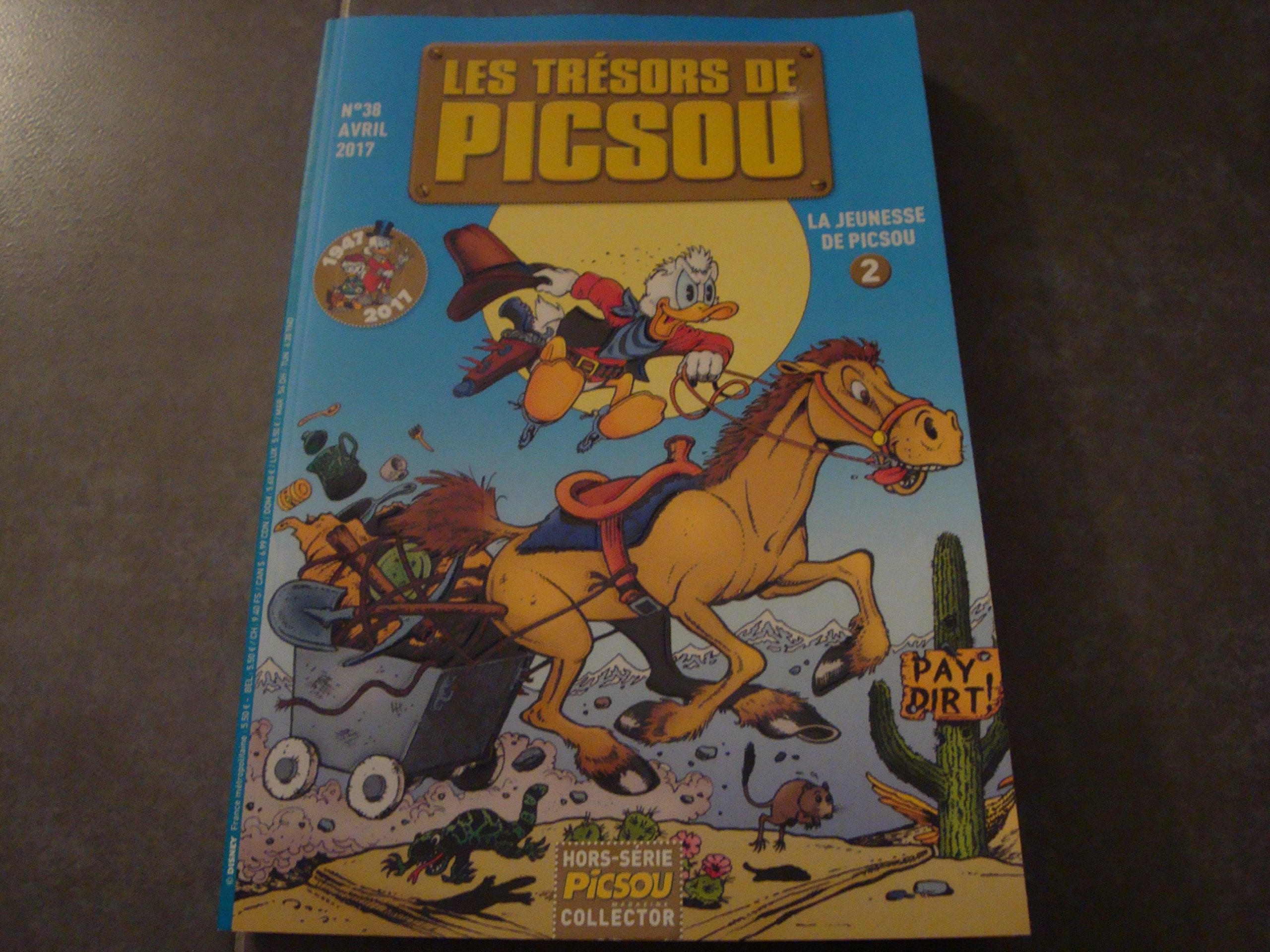 LES TRÉSORS DE PICSOU N°38 !! "LA JEUNESSE DE PICSOU 2 NOUVELLE EDITION SPÉCIAL ANNIVERSAIRE DE PICSOU" EN CADEAU : 8 NOUVEAUX STICKERS ! book