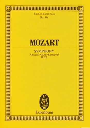 SINFONIA K 201 LA (CUDWORTH) POCHE Sheet Music