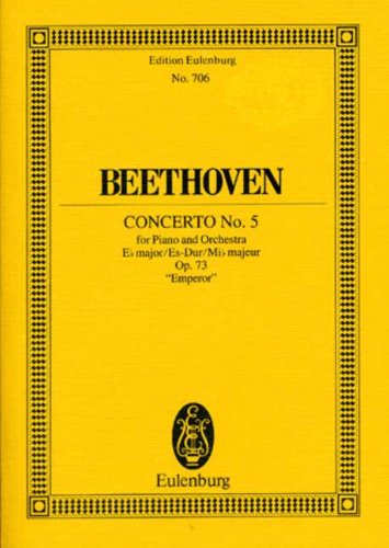 Cto Piano No5 Op.73 Mib Maj. Empereur - Cond.Poche Sheet Music