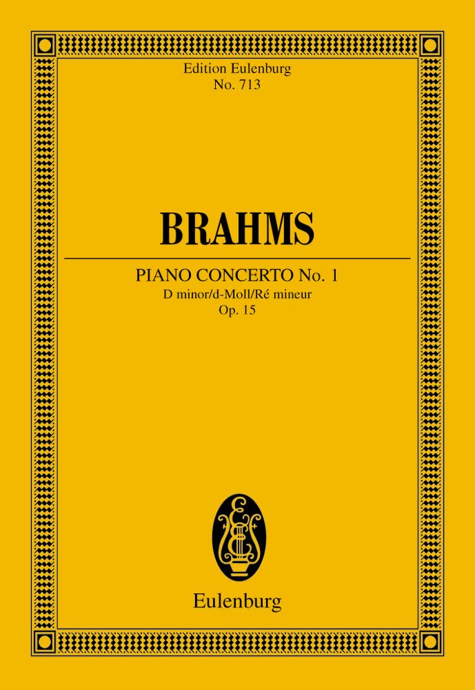 Konzert Nr. 1 d-Moll: op. 15. Klavier und Orchester. Studienpartitur. (Eulenburg Studienpartituren) Arts & Music