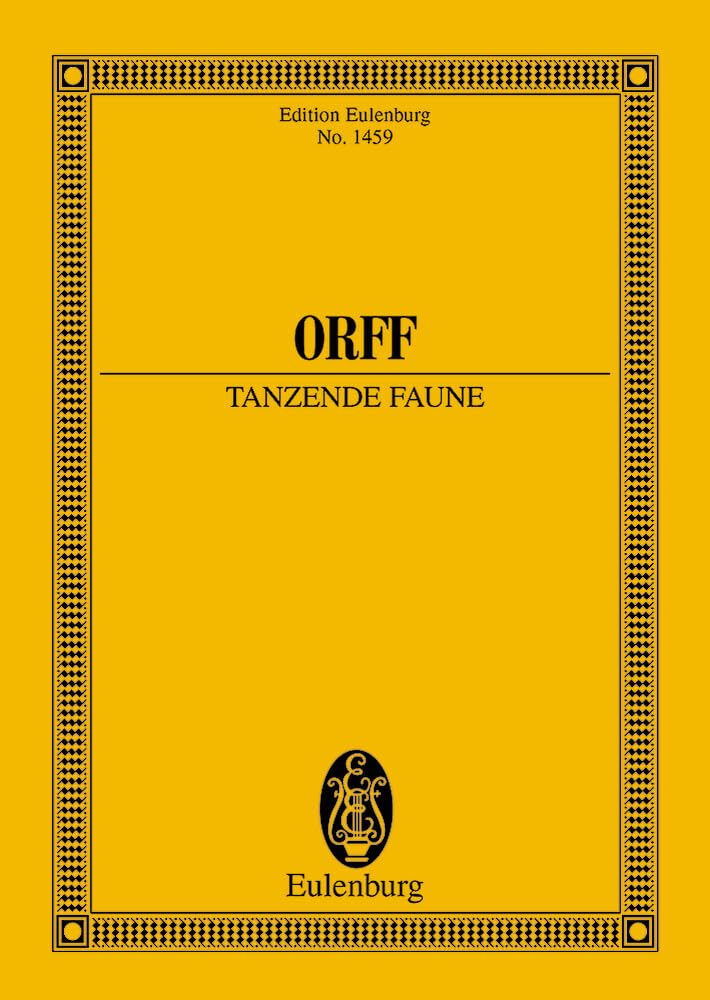 Tanzende Faune: Ein Orchesterspiel. op. 21. Orchester. Studienpartitur. (Eulenburg Studienpartituren) Sheet Music