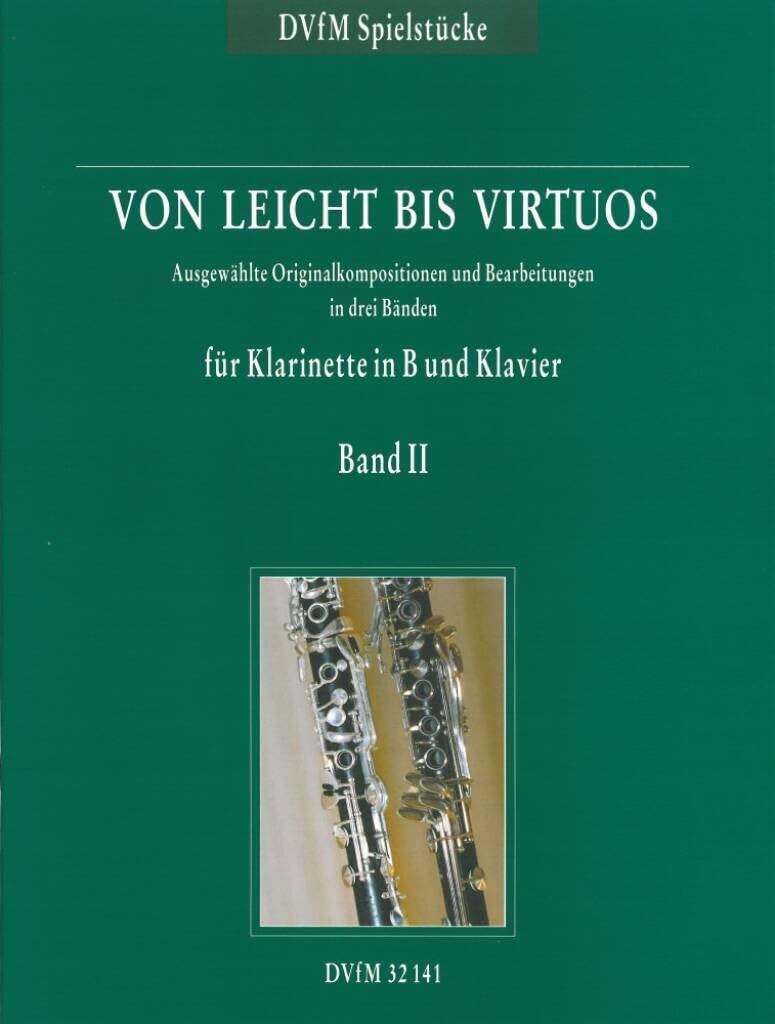 Von leicht bis virtuos Begleitheft zu 'Neue Schule für Klarinette' Band 2 (DV 32141) Sheet Music