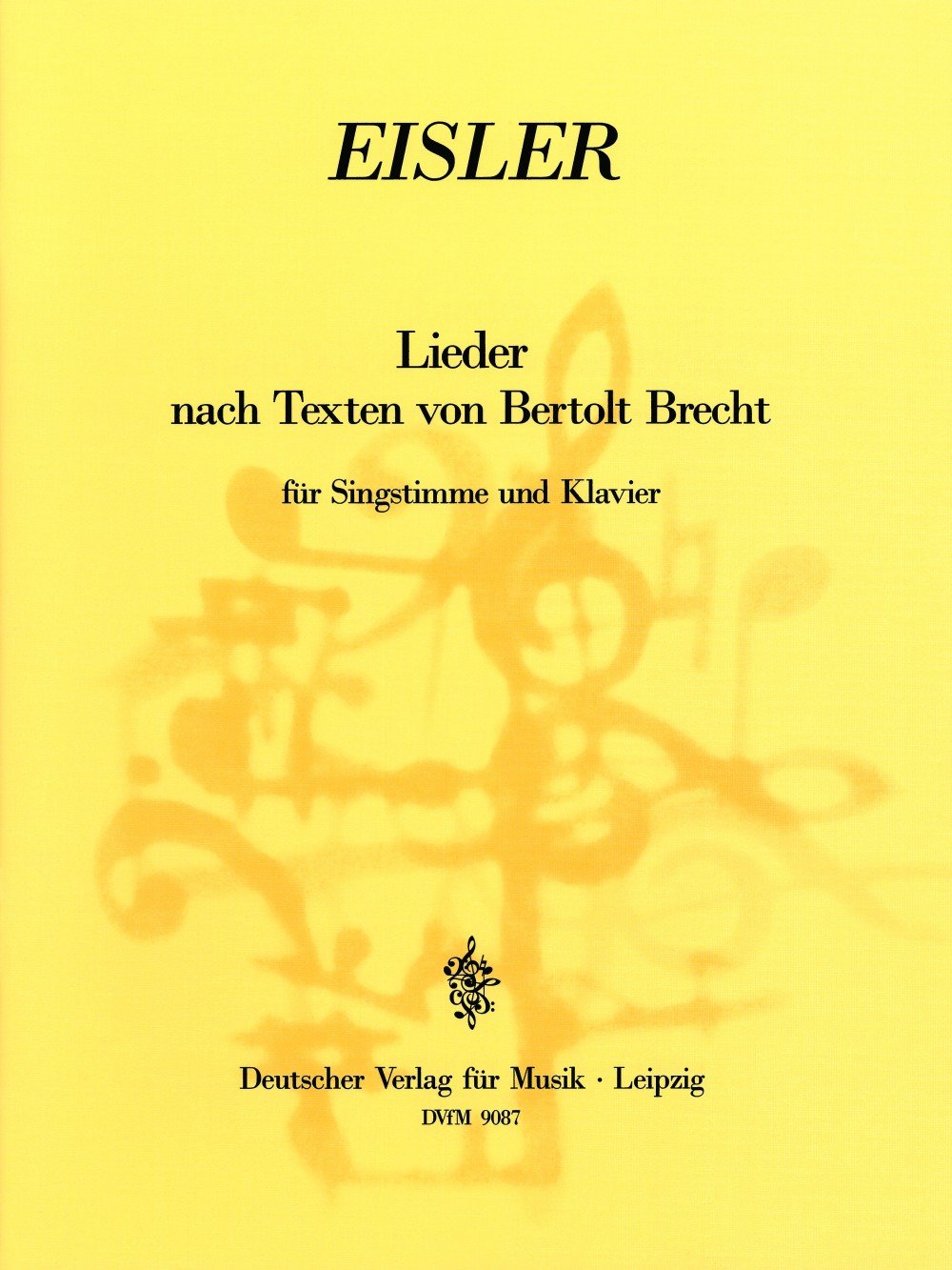 Lieder nach Texten von Bertolt Brecht für Singstimme und Klavier (DV 9087) Art & Literature