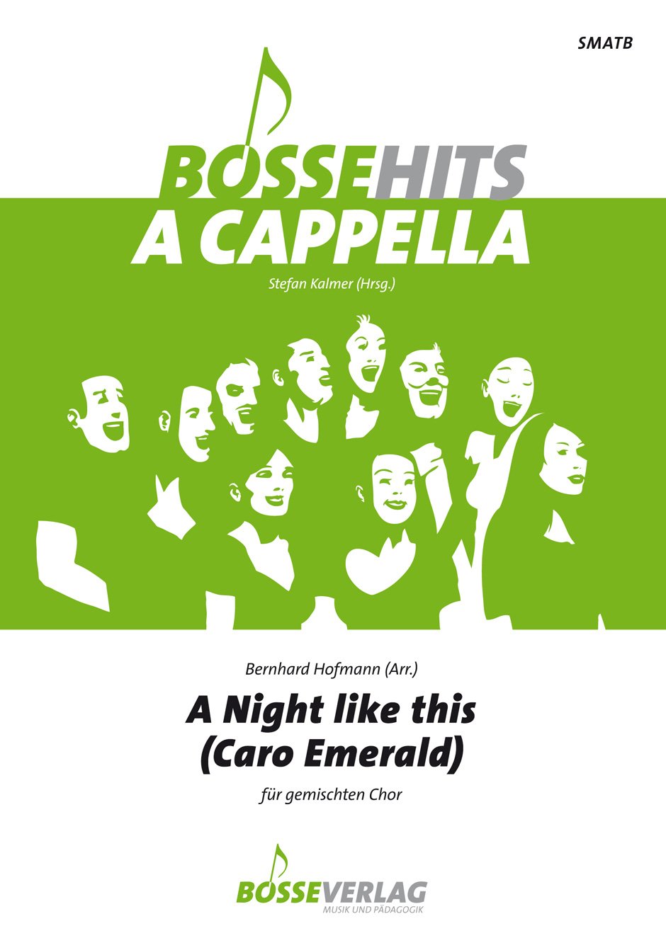 A night like this für gemischten Chor. Chorpartitur. Bosse Hits a cappella Books