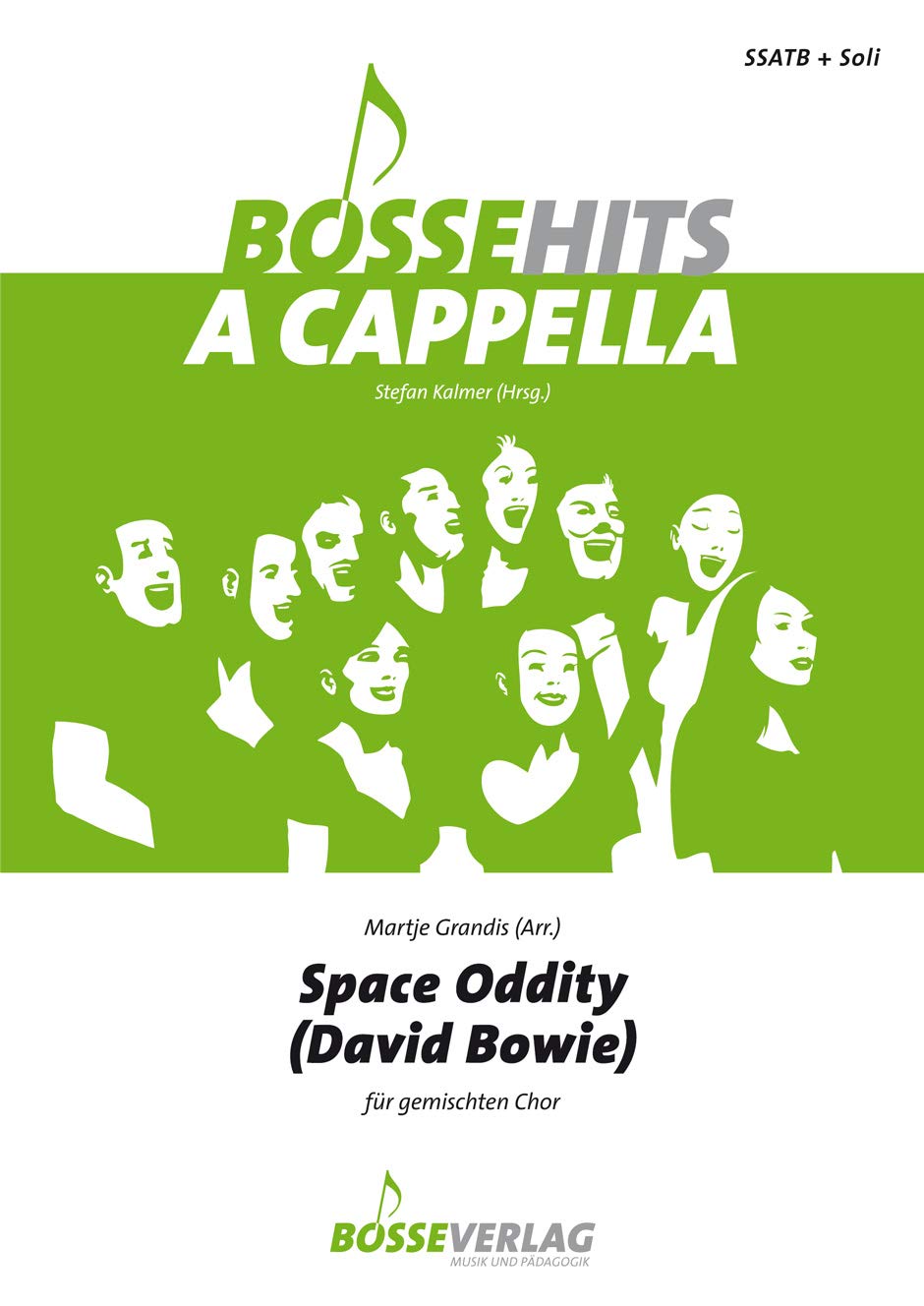 Space Oddity für gemischten Chor. Chorpartitur. Bosse Hits a cappella Books